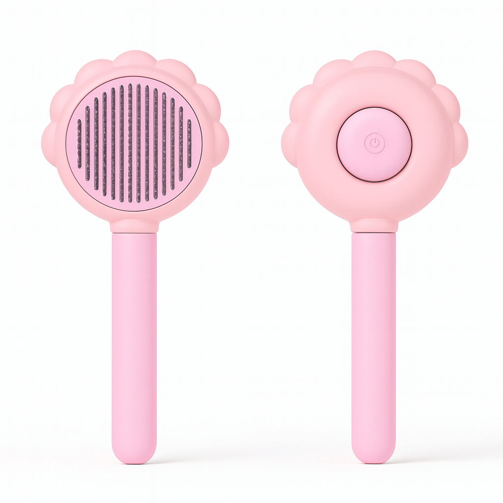 CEPILLO PARA GATOS CON BOTÓN DE LIBERACIÓN - Trokales