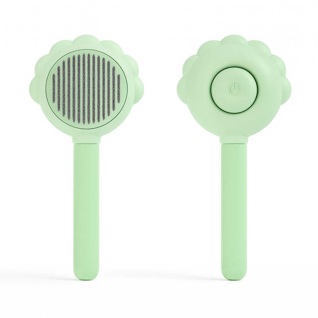 CEPILLO PARA GATOS CON BOTÓN DE LIBERACIÓN - Trokales