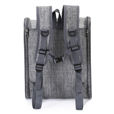 Mochila Transpirable de Malla para Perros y Gatos – Transporte Cómodo y Seguro - Trokales