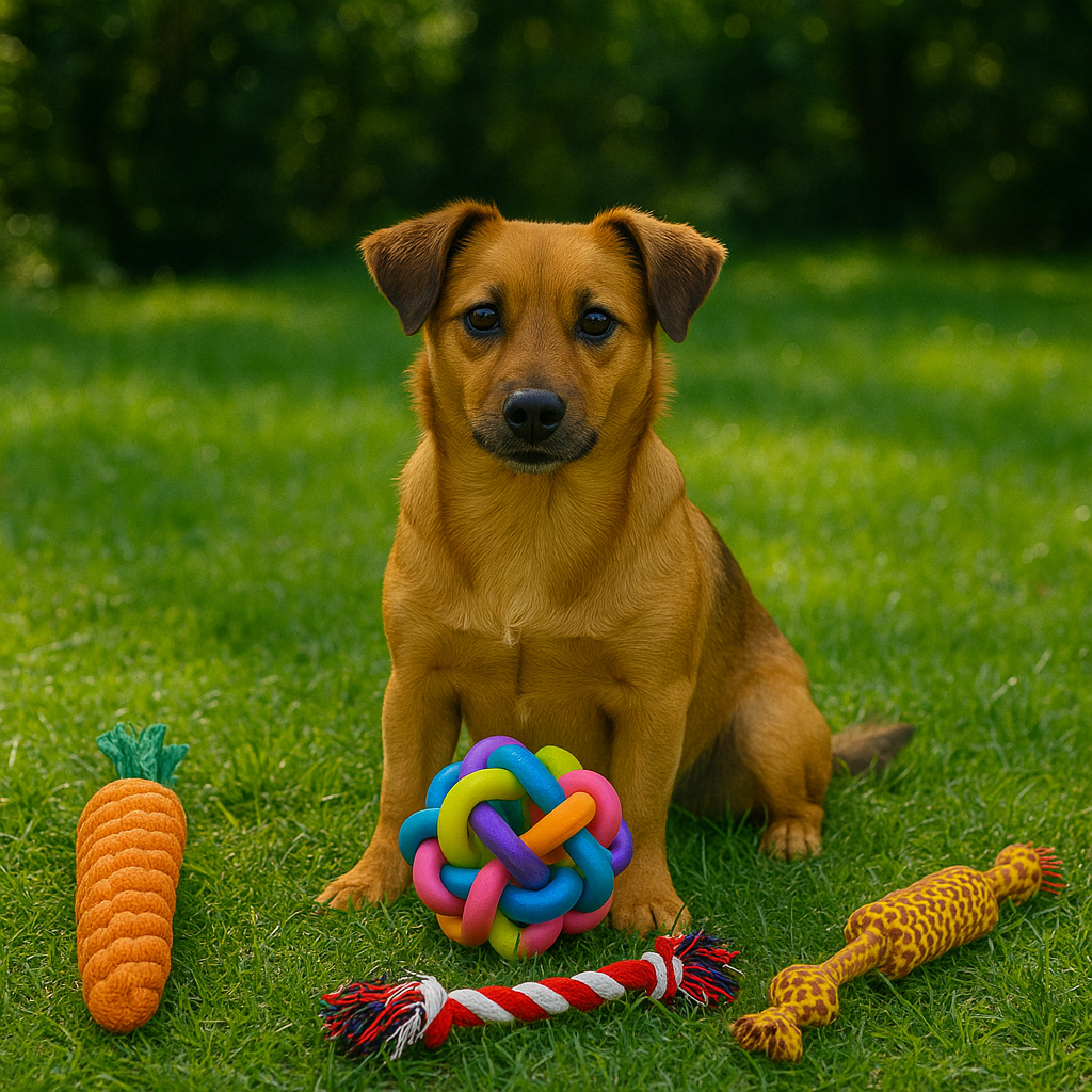 PACK DE TRES JUGUETES PARA PERROS - Trokales