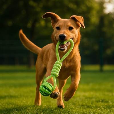 CUERDA DE ALGODON CON PELOTA - Trokales
